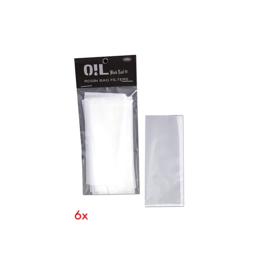 Black Leaf Rosin Bag M 120 µm 110 × 50 mm – 6 Stück – Großpackung mit 36 Stück