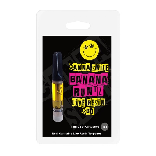 Canna Smile CBD-Kartusche Banana Runtz Live Resin – 1 ml