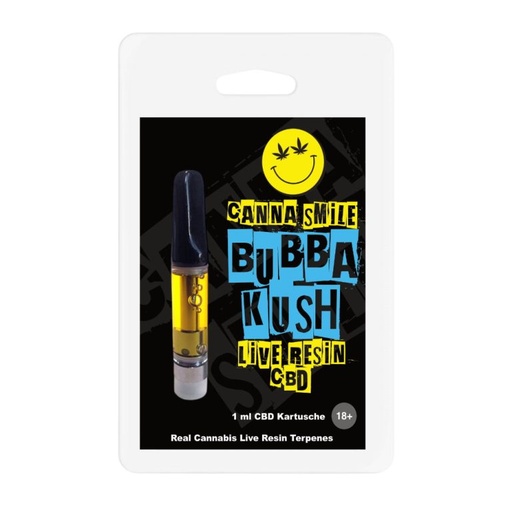 Canna Smile - Bubba Kush CBD Live Resin Kartusche