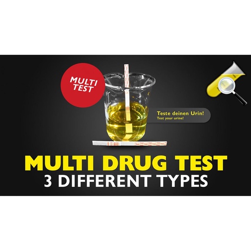 CleanU Drogentest Multi 3er AMP/COC/THC
