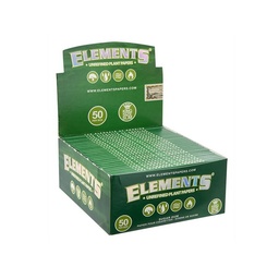 Elements Papers Green King Size Slim – 32 Blatt