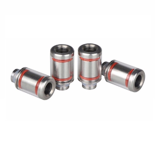 Mundstück DripTip 510er Metall mit Glas-Hülle aus Metall | Typ 73