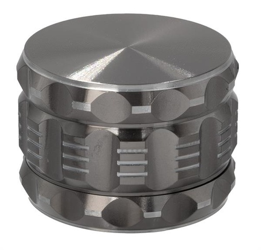 Grinder Grip Metall 4-teilig Ø 63 mm – Rauchgrau