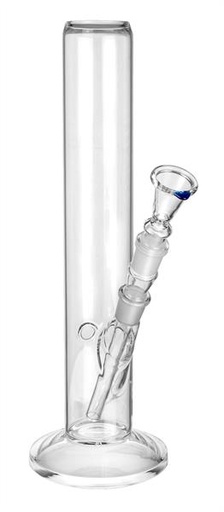 Glasbong Zylinder Rundfuß 36 cm – NS 18,8