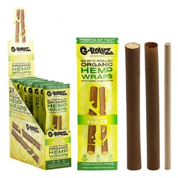 G-ROLLZ Hemp Wraps Lemon Haze mit Maishülsen-Filter – 2 Stück