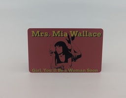 KD-Germany - Hack-Karte / Mrs. Mia Wallace