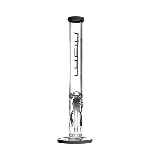 Lucid Glass Eisbong Zylinder 34 cm – NS 18,8, Schwarz