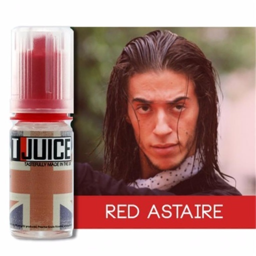 T-Juice Liquid Red Astaire | Trauben, rote Beeren, Anis, Menthol & Eukalyptus | 10ml 3 mg Sehr niedrig - MHD