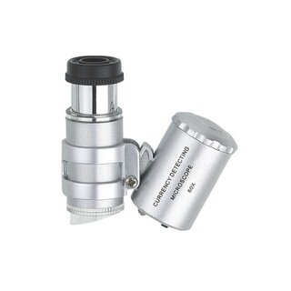 Mikroskop 60-fach mit LED – Schwarz
