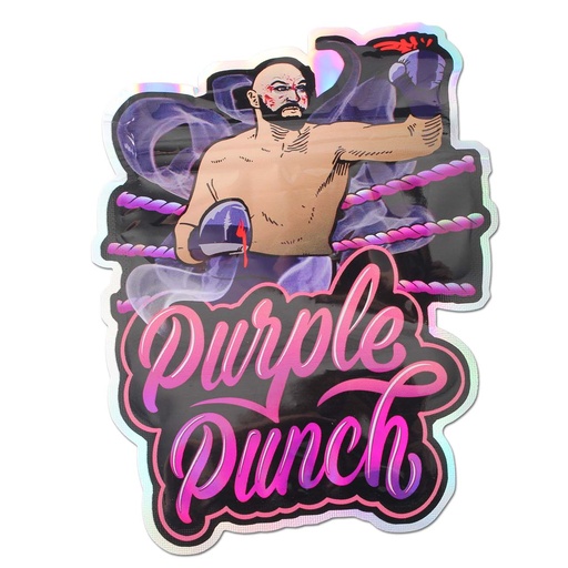 Mylar Bag geruchsdicht Purple Punch – Small – Großpackung mit 100 Stück