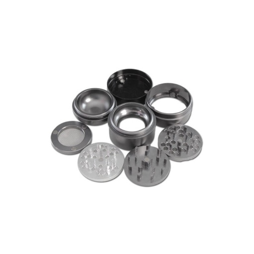 Black Leaf Grinder Mind Aluminium 4-teilig Ø 52 mm
