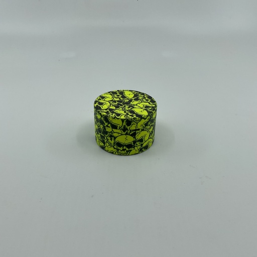 Grinder Glow in the Dark Skull I Aluminium 4-teilig Ø 50 mm