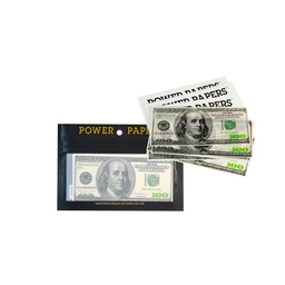 Power Papers 100 Dollar King Size mit Tips – 12 Blatt