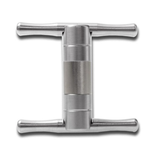 Pollenpresse Super Stahl magnetisch – Silber