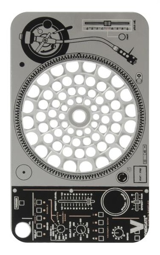 V-Syndicate Grinder Card - Metall-Grinderkarte - Groove