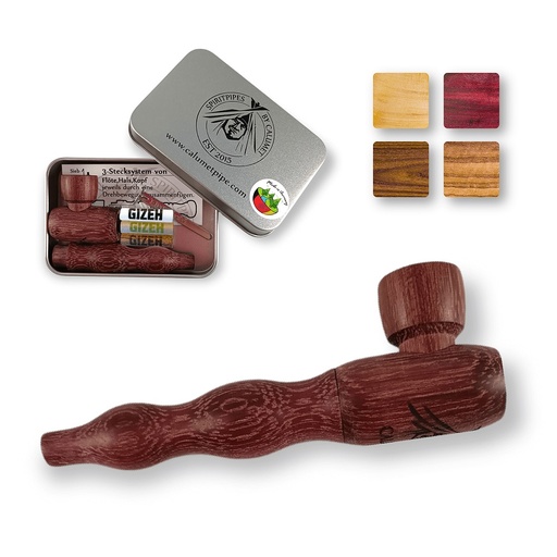 Calumet Holzpfeife Mini Wapi 3-teilig